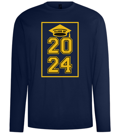 Class of '24 Design - Comfort men's long sleeve t-shirt_MARINE_front