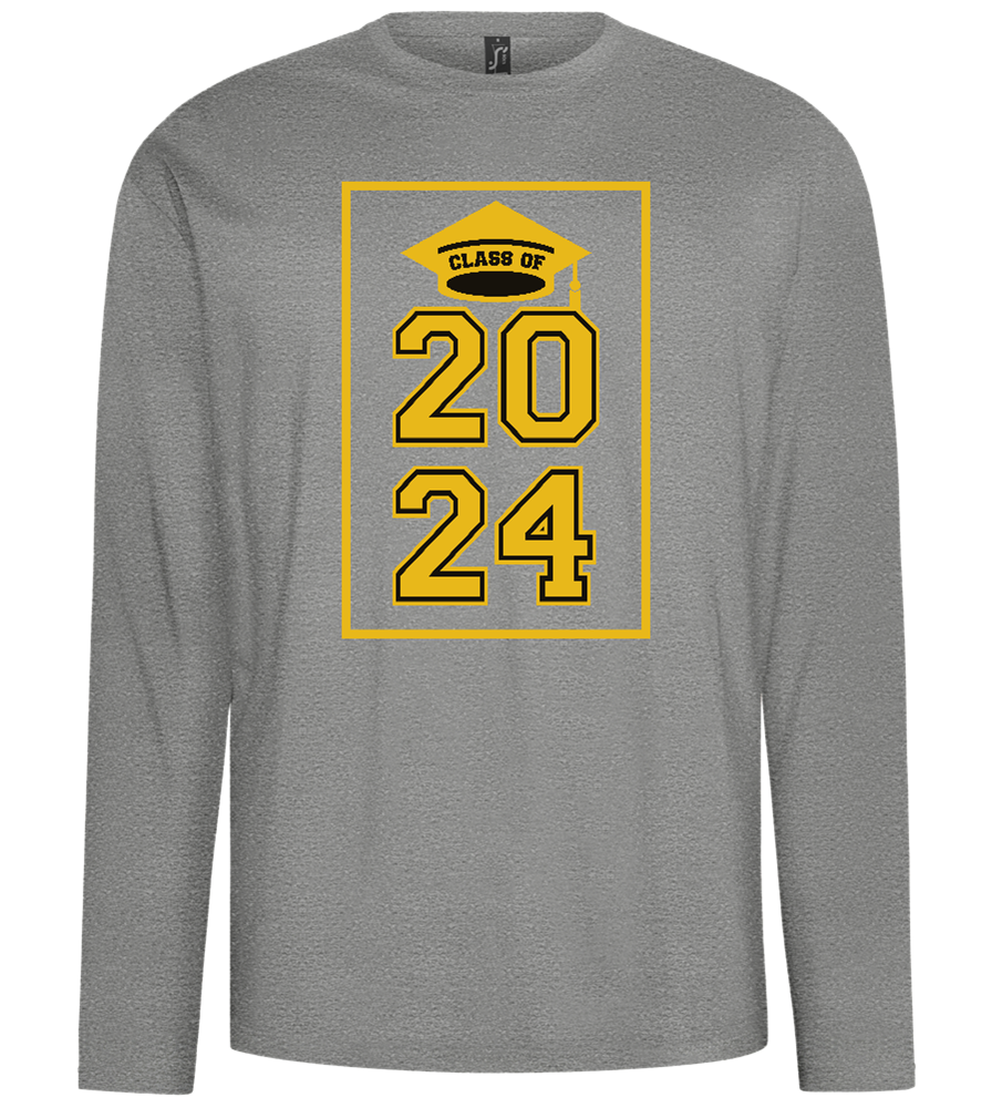 Class of '24 Design - Comfort men's long sleeve t-shirt_ORION GREY_front