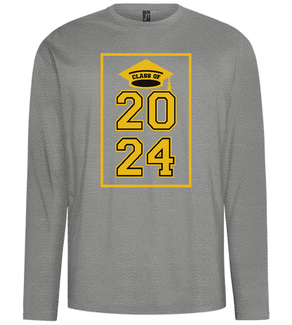 Class of '24 Design - Comfort men's long sleeve t-shirt_ORION GREY_front