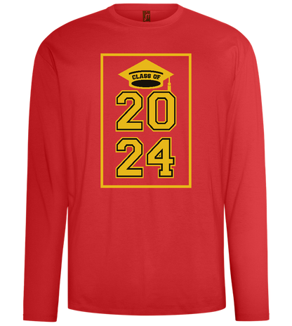 Class of '24 Design - Comfort men's long sleeve t-shirt_RED_front