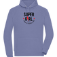 Super Girl Forever Design - Comfort unisex hoodie_BLUE_front