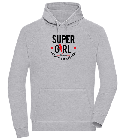 Super Girl Forever Design - Comfort unisex hoodie_ORION GREY II_front