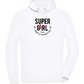 Super Girl Forever Design - Comfort unisex hoodie_WHITE_front