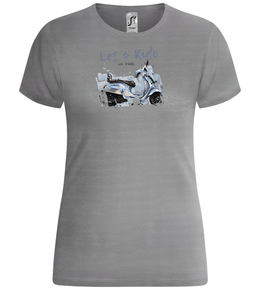 Lets Ride Design - Comfort women's t-shirt_ORION GREY_front