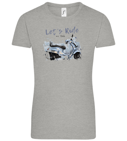 Lets Ride Design - Comfort women's t-shirt_ORION GREY_front
