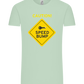 Speed Bump Design - Comfort Unisex T-Shirt_ICE GREEN_front