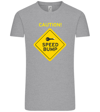 Speed Bump Design - Comfort Unisex T-Shirt_ORION GREY_front