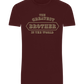 Greatest Brother in the World Design - Basic men's fitted t-shirt_BORDEAUX_front