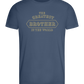 Greatest Brother in the World Design - Basic men's fitted t-shirt_DENIM_front