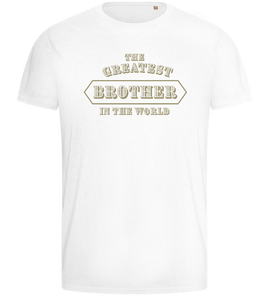 Greatest Brother in the World Design - Basic men's fitted t-shirt