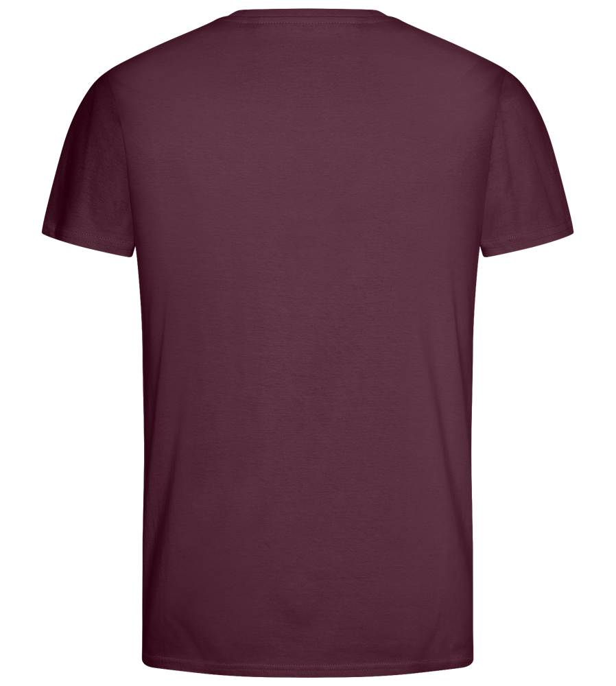 Greatest Brother in the World Design - Basic men's fitted t-shirt_BORDEAUX_back