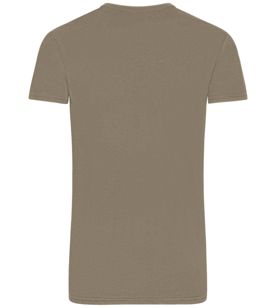 Greatest Brother in the World Design - Basic men's fitted t-shirt_KHAKI_back