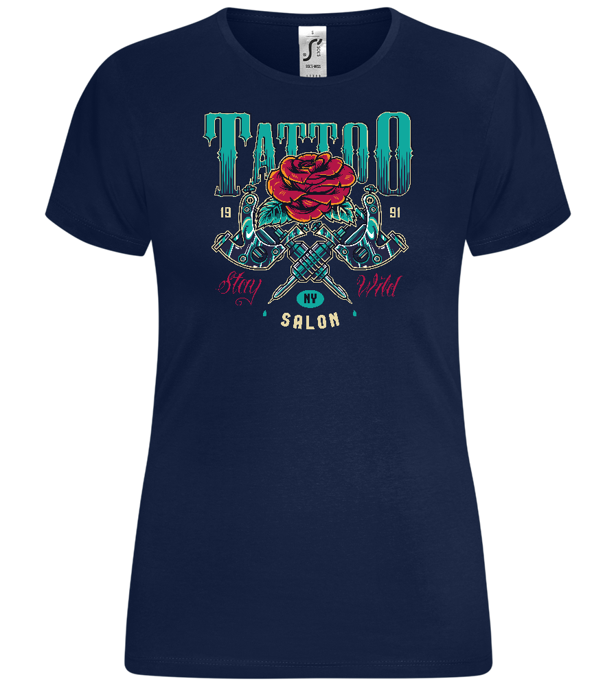 Tattoo Salon NY Design - Comfort women's t-shirt_MARINE_front