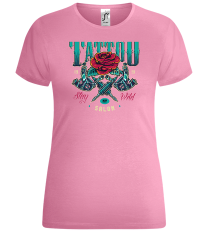 Tattoo Salon NY Design - Comfort women's t-shirt_PINK ORCHID_front