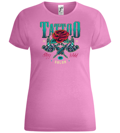 Tattoo Salon NY Design - Comfort women's t-shirt_PINK ORCHID_front