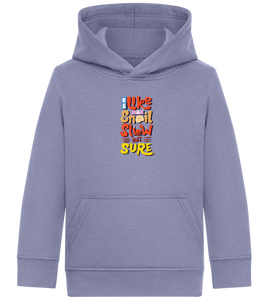 Slow but Sure Design - Comfort Kids Hoodie