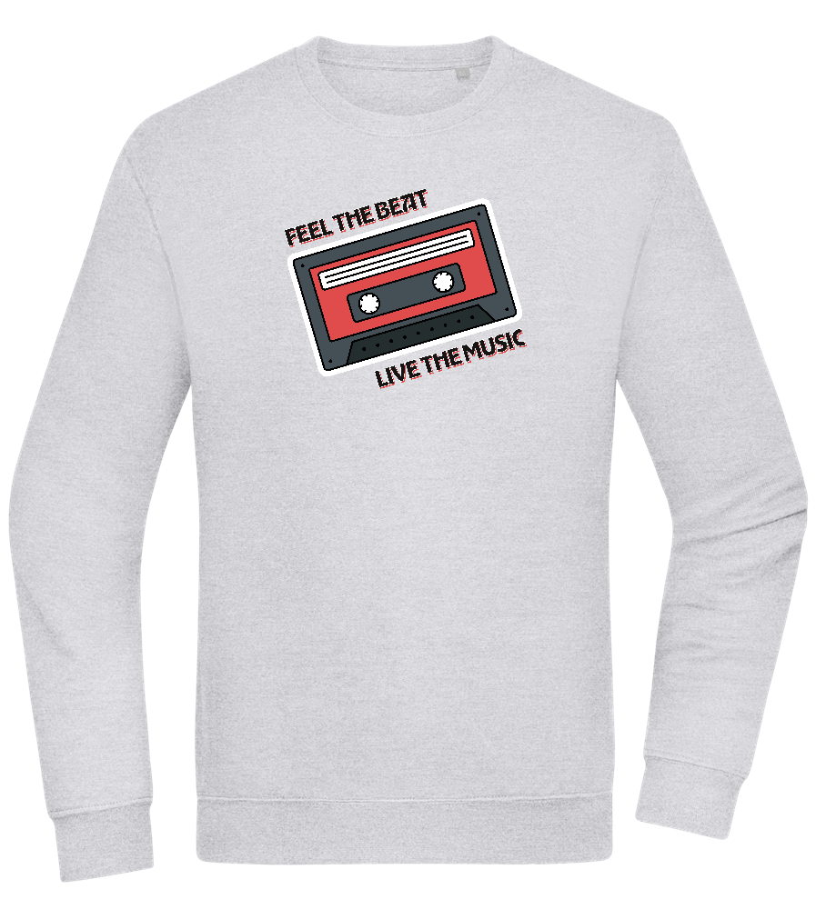 Feel the Beat Design - Comfort Essential Unisex Sweater_ORION GREY II_front