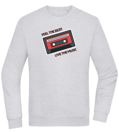 Feel the Beat Design - Comfort Essential Unisex Sweater_ORION GREY II_front