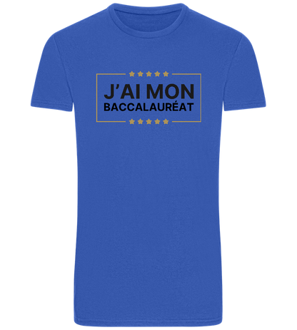 J'ai Mon Bac Design - Basic Unisex T-Shirt_ROYAL_front