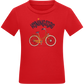 Koningsdag Oranje Fiets Design - Comfort kids fitted t-shirt_RED_front