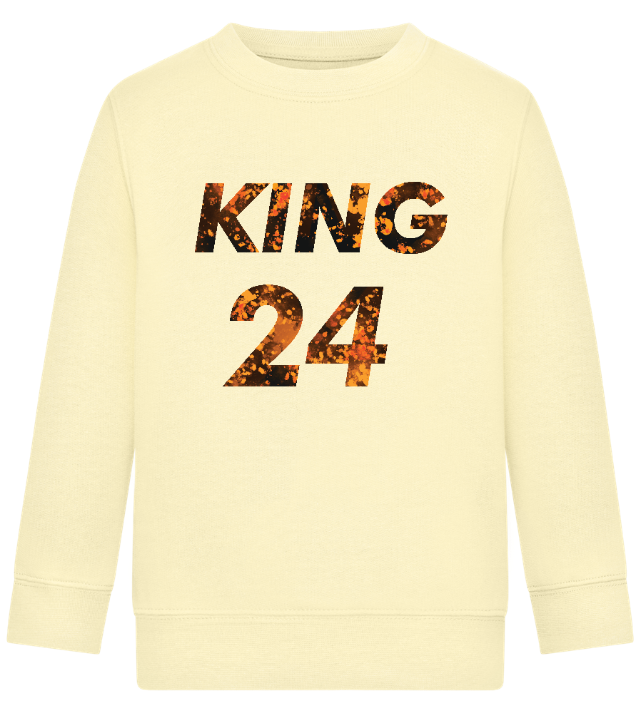 KING 24 Design - Comfort Kids Sweater_AMARELO CLARO_front