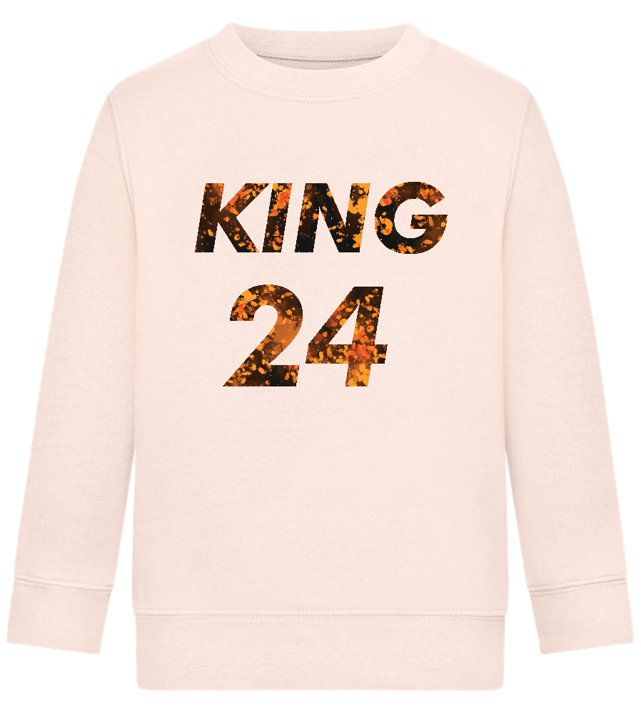 KING 24 Design - Comfort Kids Sweater_LIGHT PEACH ROSE_front