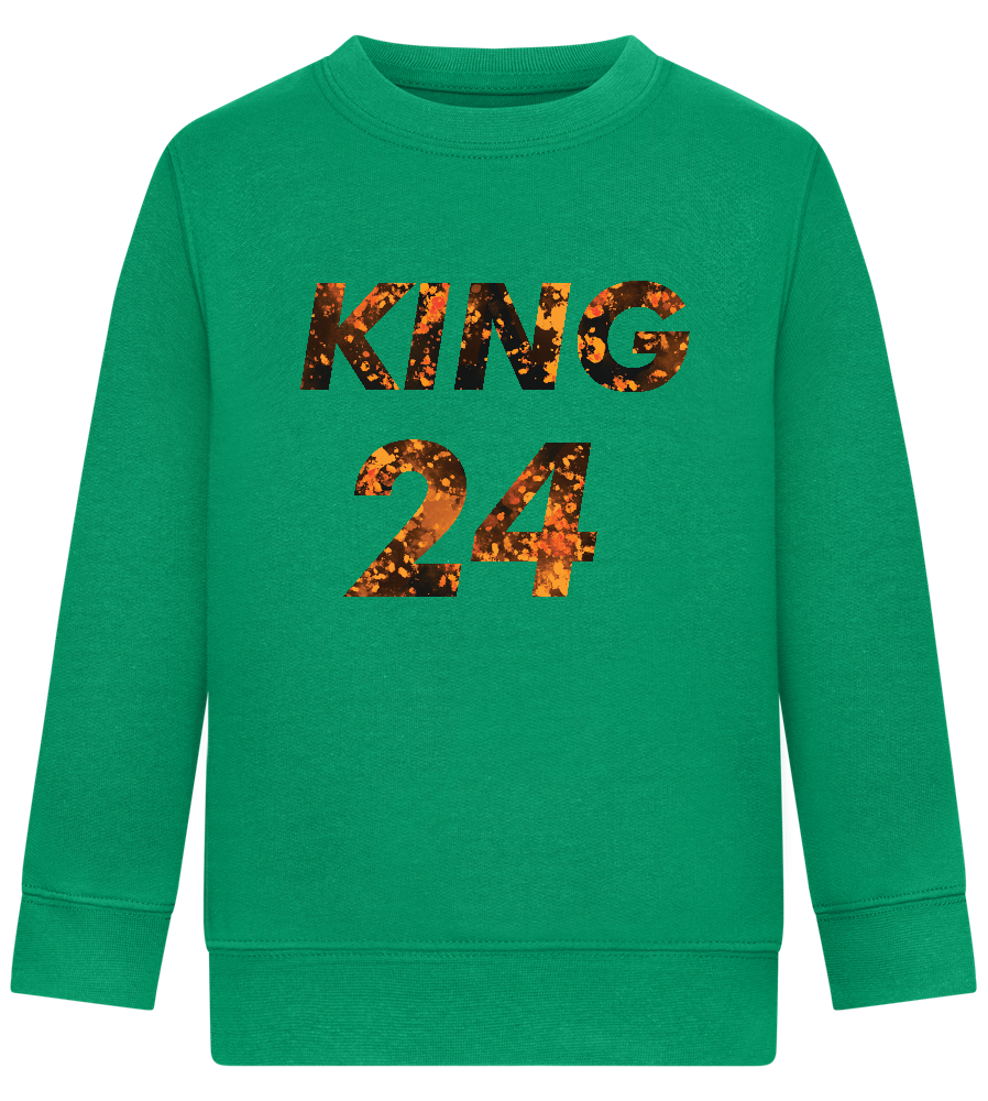 KING 24 Design - Comfort Kids Sweater_MEADOW GREEN_front