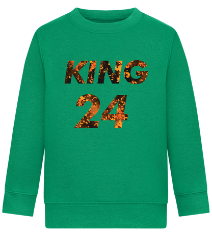 KING 24 Design - Comfort Kids Sweater_MEADOW GREEN_front