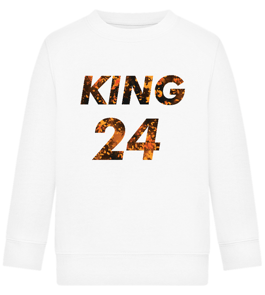 KING 24 Design - Comfort Kids Sweater_WHITE_front