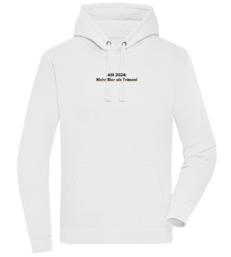 Mehr Bier Als Tränen Design - Premium unisex hoodie_WHITE_front