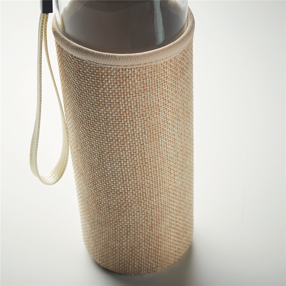 Glass Bottle with Jute Pouch_BEIGE_DETAILEDIMAGE_front_3