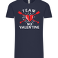 Team No Valentine Design - Comfort Unisex T-Shirt_FRENCH NAVY_front
