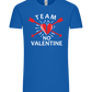 Team No Valentine Design - Comfort Unisex T-Shirt_ROYAL_front