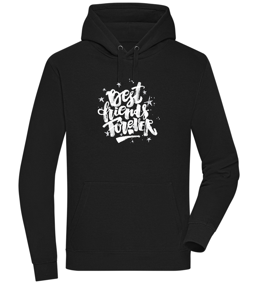 Graffiti BFF Design - Premium unisex hoodie_BLACK_front