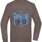 Bike Lover BMX Design - Comfort Essential Unisex Sweater_CHARCOAL CHIN_front