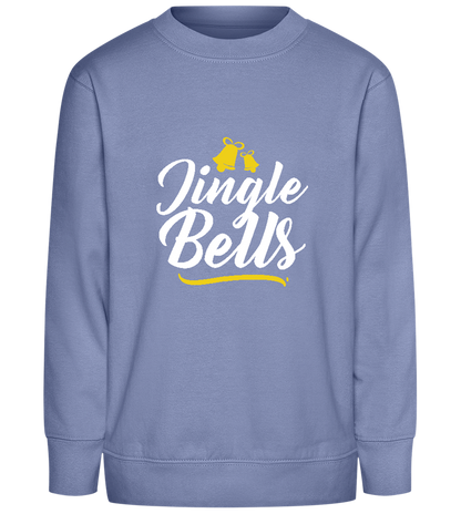 Christmas Jingle Bells Design - Comfort Kids Sweater_BLUE_front