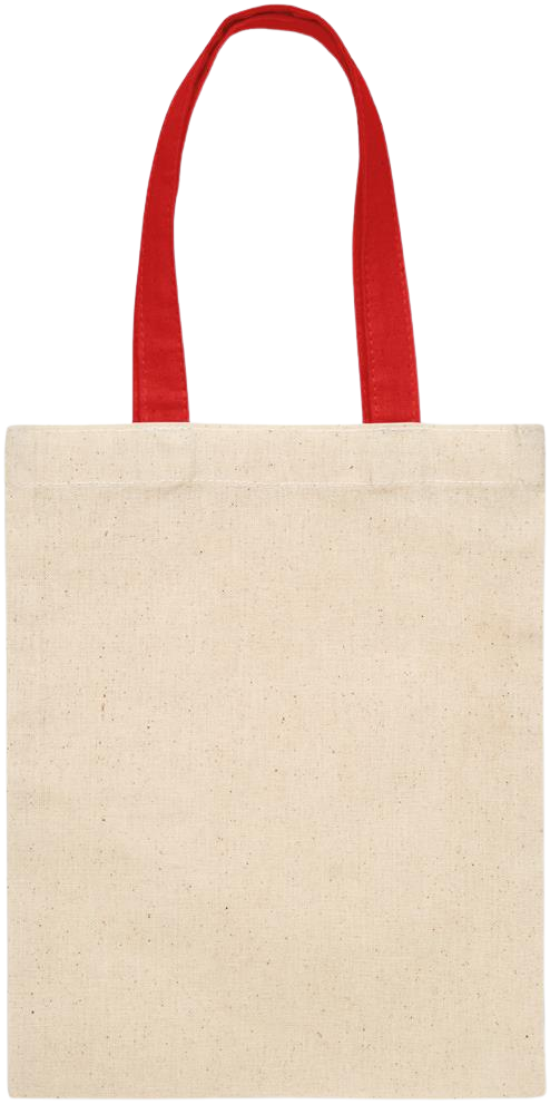 Essential small colored handle gift bag_RED_front