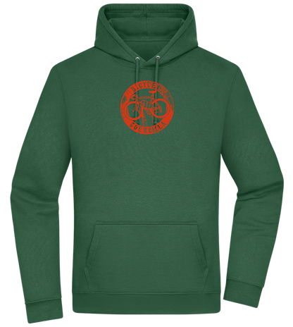 Bicycle Guerrilla Design - Premium Essential Unisex Hoodie_GREEN BOTTLE_front