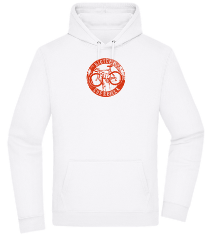 Bicycle Guerrilla Design - Premium Essential Unisex Hoodie_WHITE_front