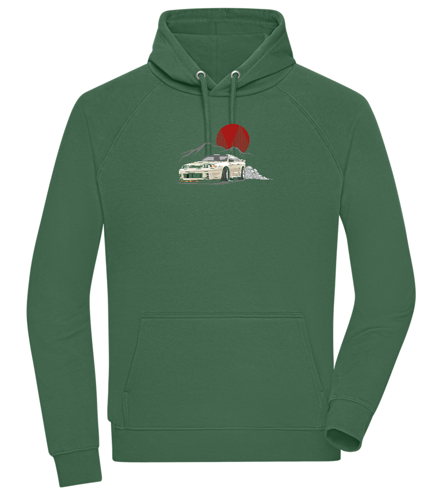 Skyline Car Design - Comfort unisex hoodie_GREEN BOTTLE_front