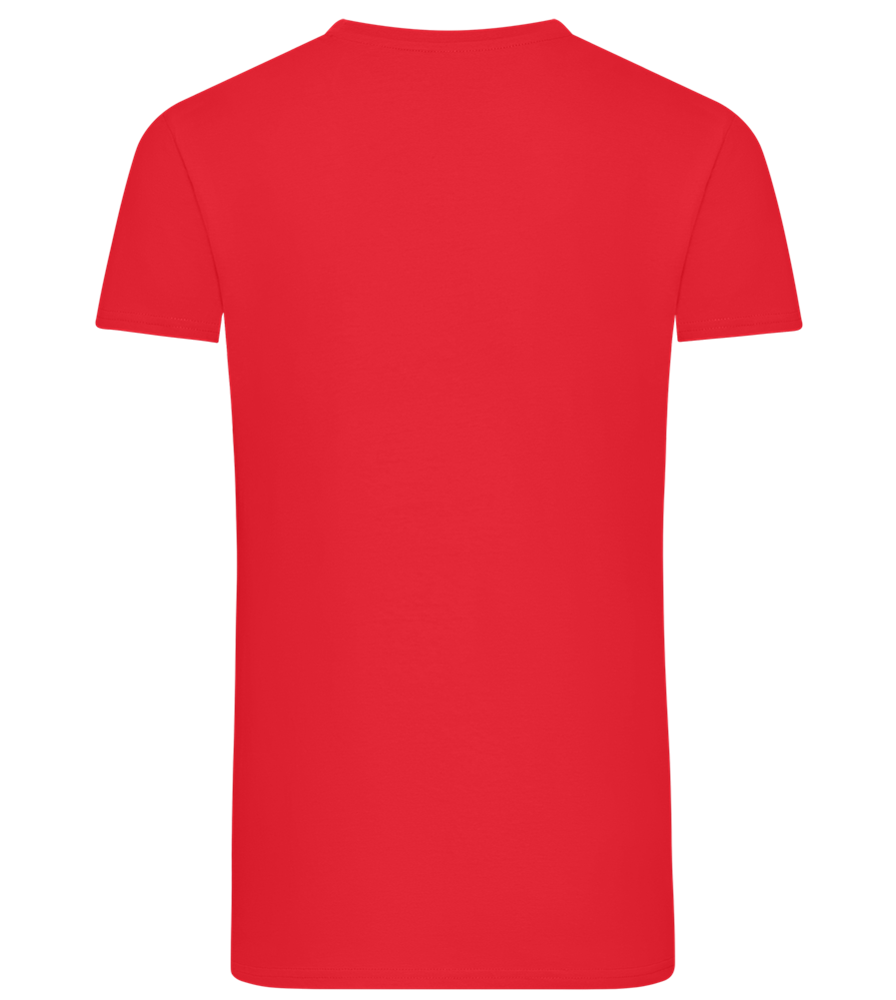 Dog Flex Design - Comfort men's fitted t-shirt_BRIGHT RED_back