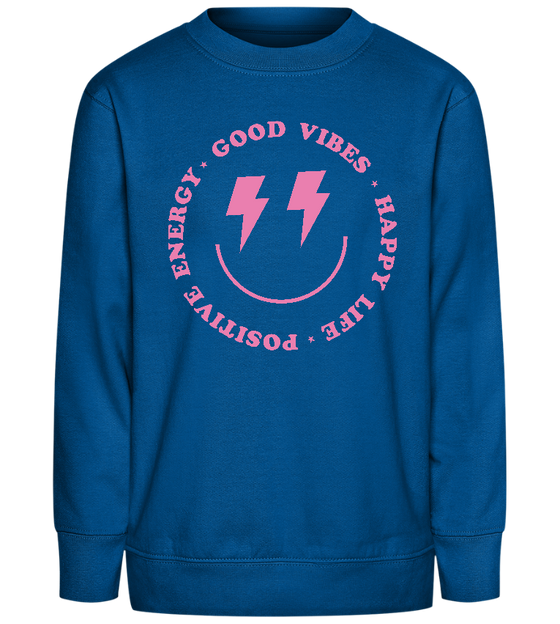 Happy Life Design - Comfort Kids Sweater_ROYAL_front