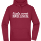 Kinda Sweet Kinda Savage Design - Premium Essential Unisex Hoodie_BORDEAUX_front