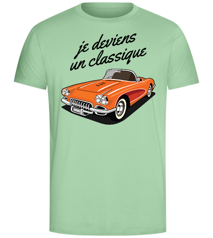 Becoming A Classic Design - Comfort Unisex T-Shirt_ICE GREEN_front