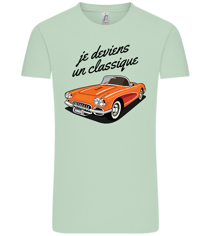 Becoming A Classic Design - Comfort Unisex T-Shirt_ICE GREEN_front