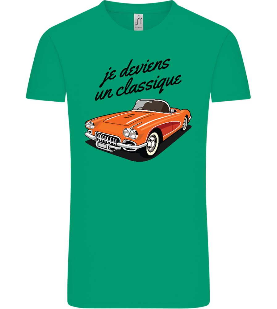 Becoming A Classic Design - Comfort Unisex T-Shirt_SPRING GREEN_front