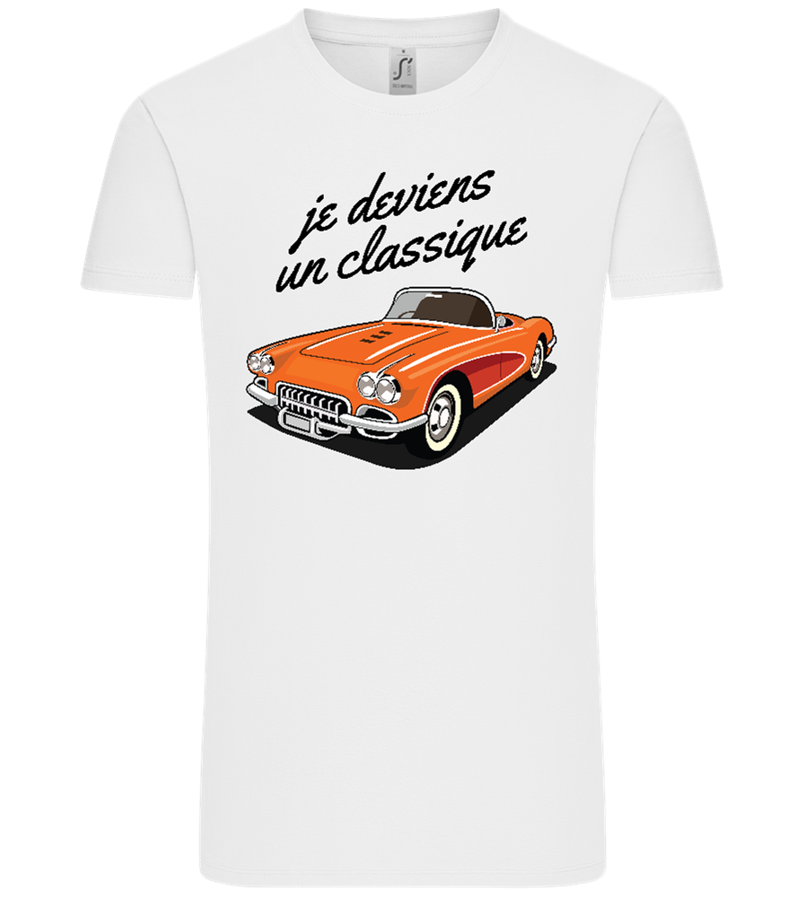 Becoming A Classic Design - Comfort Unisex T-Shirt_WHITE_front