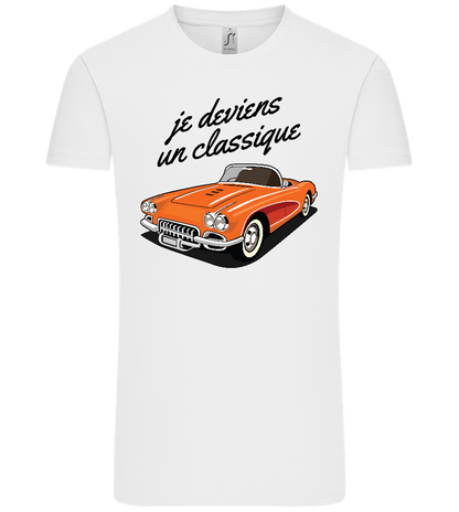 Becoming A Classic Design - Comfort Unisex T-Shirt_WHITE_front