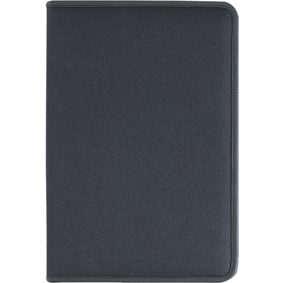 A4 Conference Folder with Zipper_BLACK_front