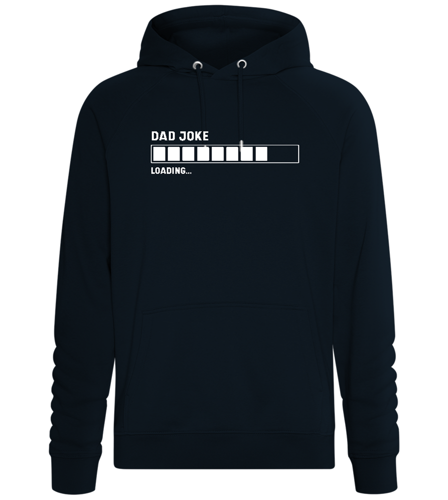 Dad Joke Loading Design - Comfort unisex hoodie_BLACK_front